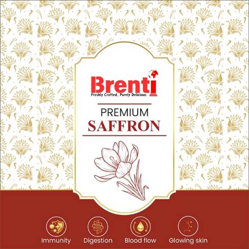 Premium Kashmiri saffron packaging design by We Designs