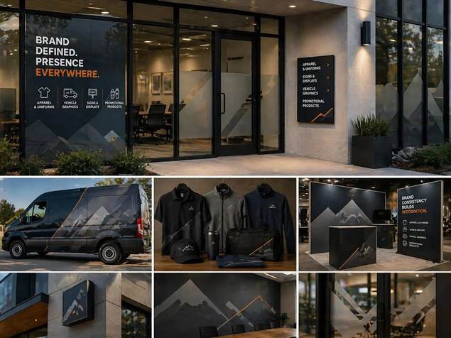 Branding services including logo, packaging and signage