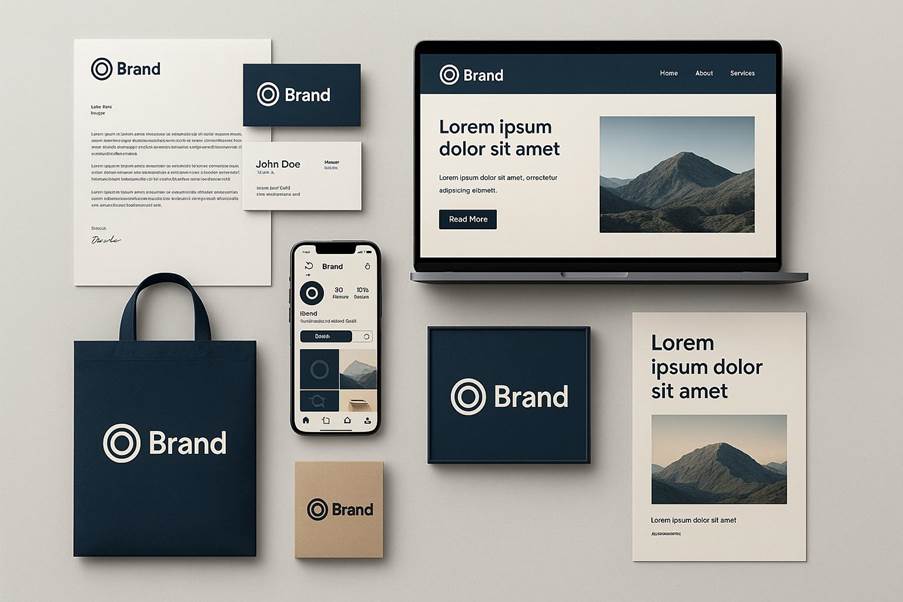 Business branding and brand identity design