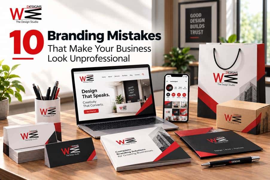 10 branding mistakes that make a business look unprofessional